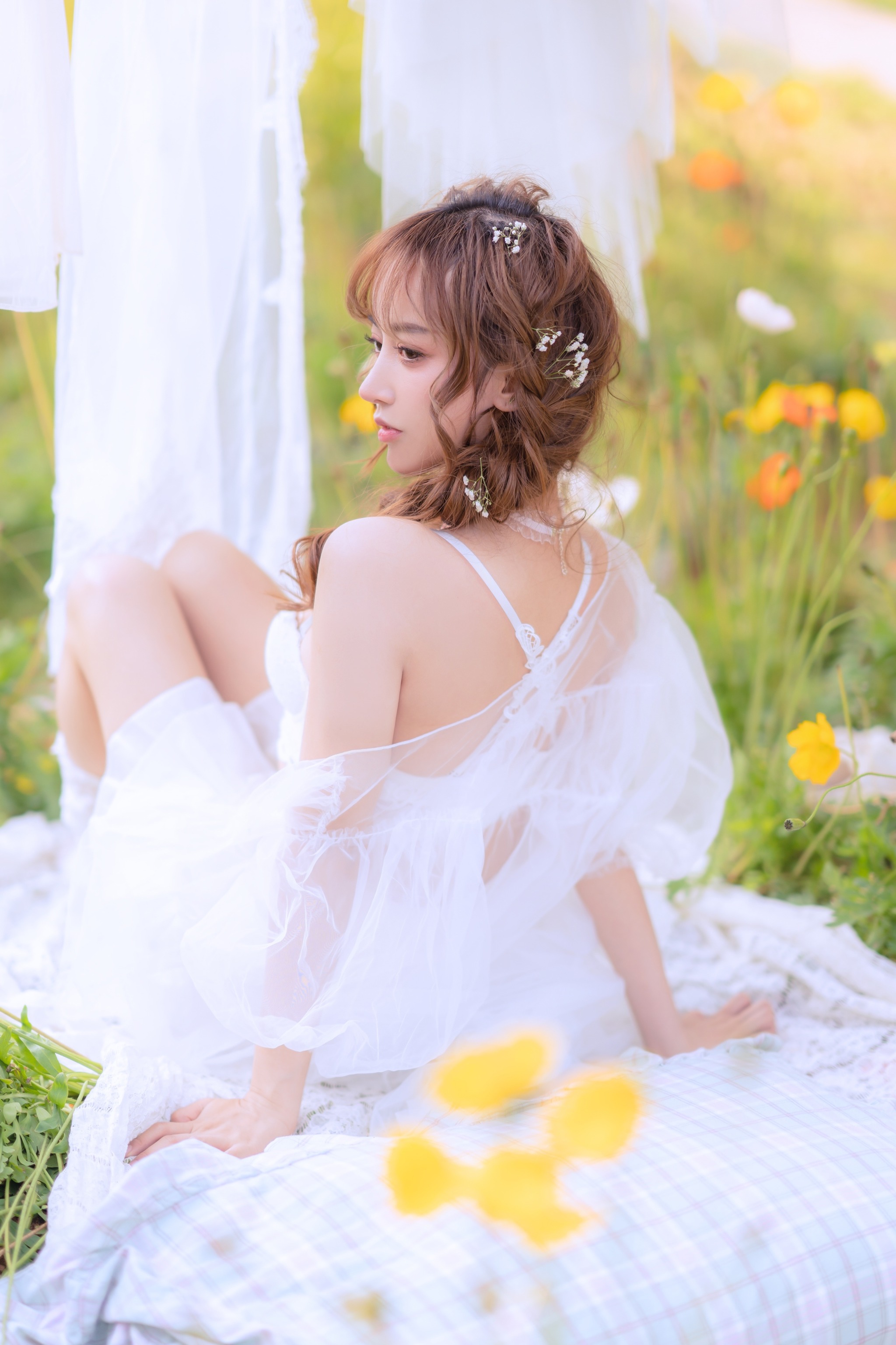 图片[1]-过期米线线喵 – NO.122 夏日限定 – 晒衣服 [41P]-XikXak